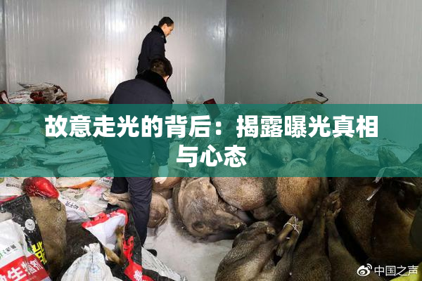 故意走光的背后：揭露曝光真相与心态