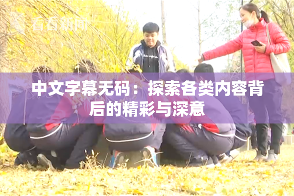 中文字幕无码：探索各类内容背后的精彩与深意