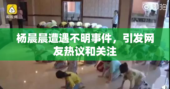 杨晨晨遭遇不明事件，引发网友热议和关注