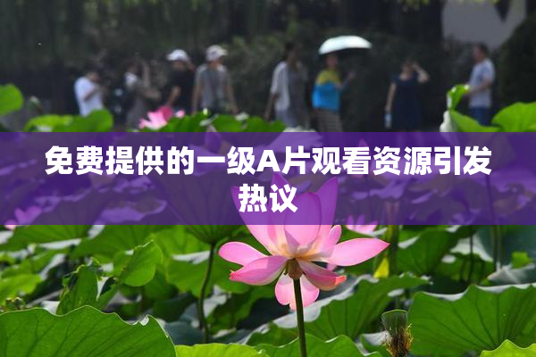 免费提供的一级A片观看资源引发热议