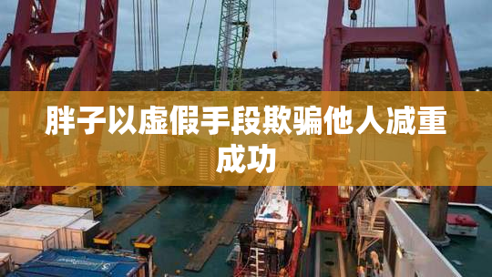 胖子以虚假手段欺骗他人减重成功