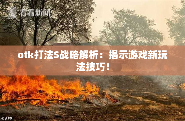 otk打法S战略解析：揭示游戏新玩法技巧！