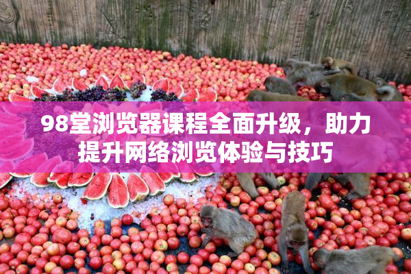 98堂浏览器课程全面升级，助力提升网络浏览体验与技巧