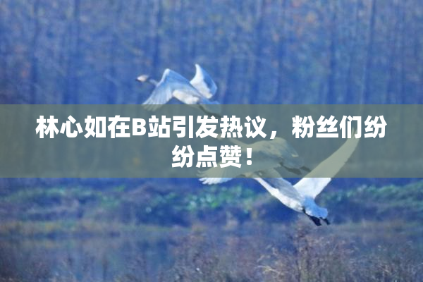 林心如在B站引发热议，粉丝们纷纷点赞！