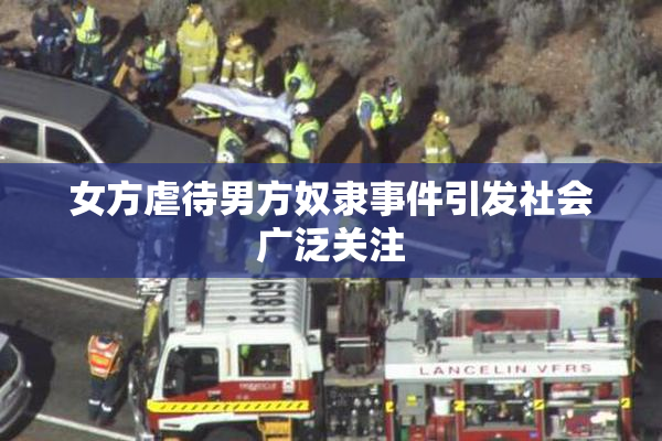 女方虐待男方奴隶事件引发社会广泛关注