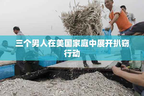三个男人在美国家庭中展开扒窃行动
