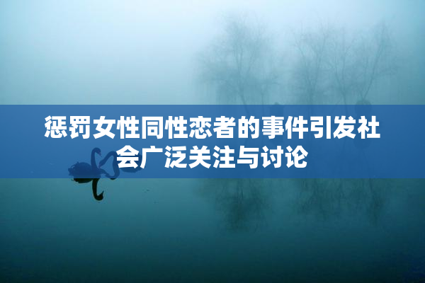 惩罚女性同性恋者的事件引发社会广泛关注与讨论