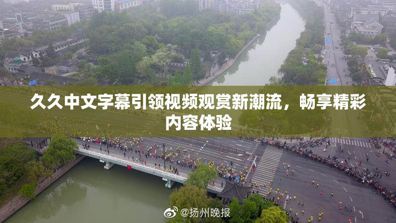 久久中文字幕引领视频观赏新潮流，畅享精彩内容体验