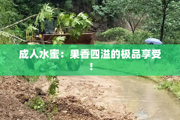 成人水蜜：果香四溢的极品享受！