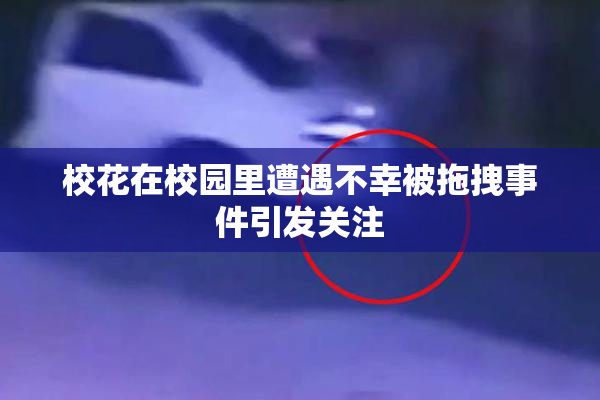 校花在校园里遭遇不幸被拖拽事件引发关注