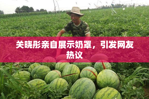 关晓彤亲自展示奶罩，引发网友热议