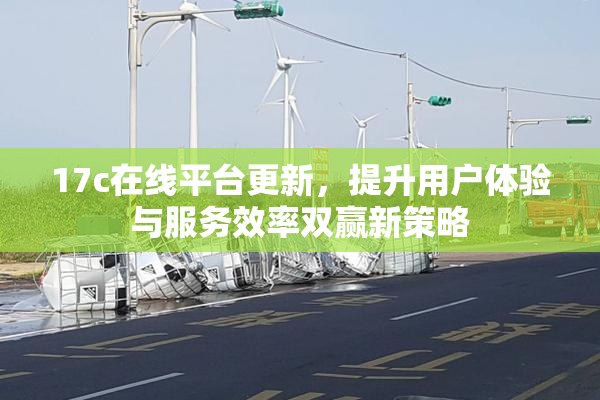 17c在线平台更新，提升用户体验与服务效率双赢新策略