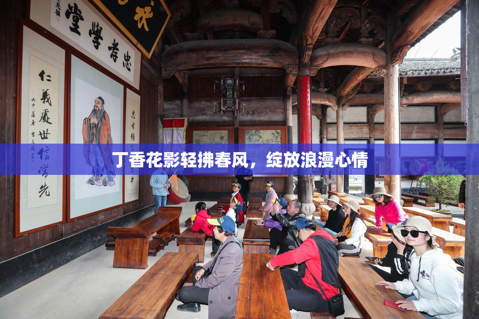 丁香花影轻拂春风，绽放浪漫心情