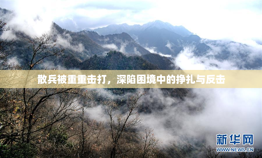 散兵被重重击打，深陷困境中的挣扎与反击