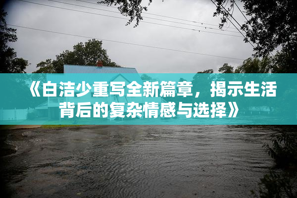 《白洁少重写全新篇章，揭示生活背后的复杂情感与选择》