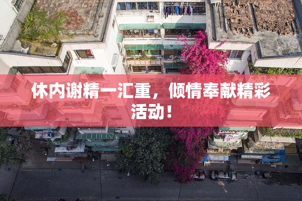 休内谢精一汇重，倾情奉献精彩活动！