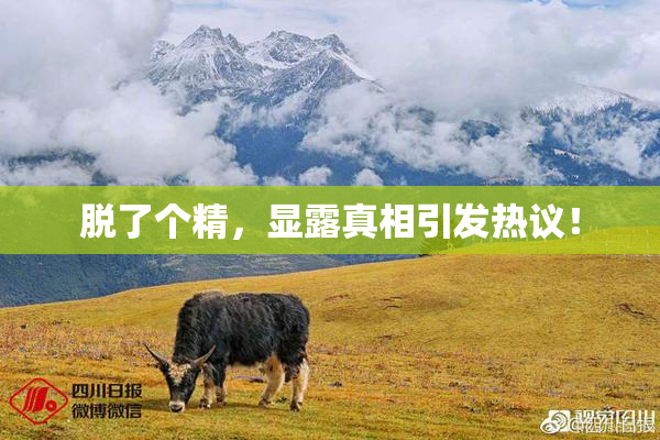 脱了个精，显露真相引发热议！