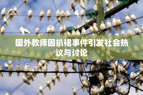 国外教师因扒裙事件引发社会热议与讨论