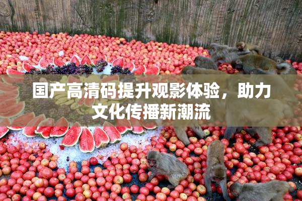 国产高清码提升观影体验，助力文化传播新潮流