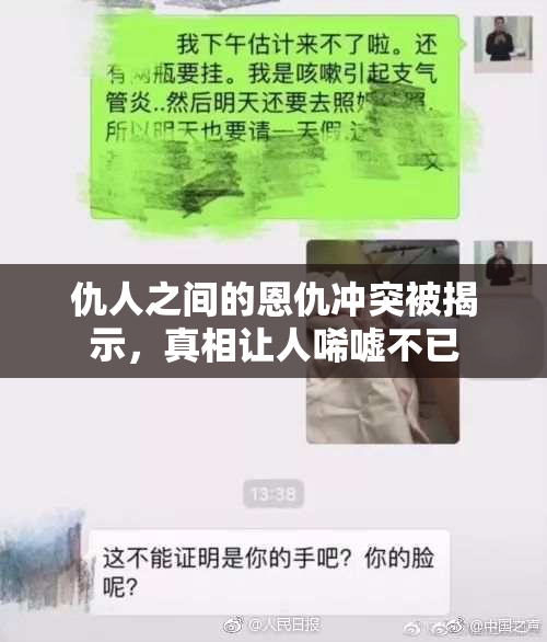 仇人之间的恩仇冲突被揭示，真相让人唏嘘不已