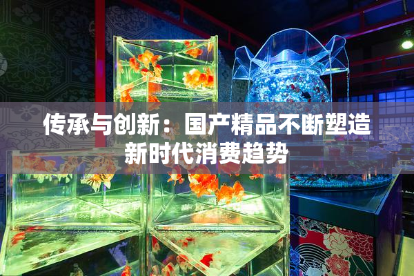 传承与创新：国产精品不断塑造新时代消费趋势