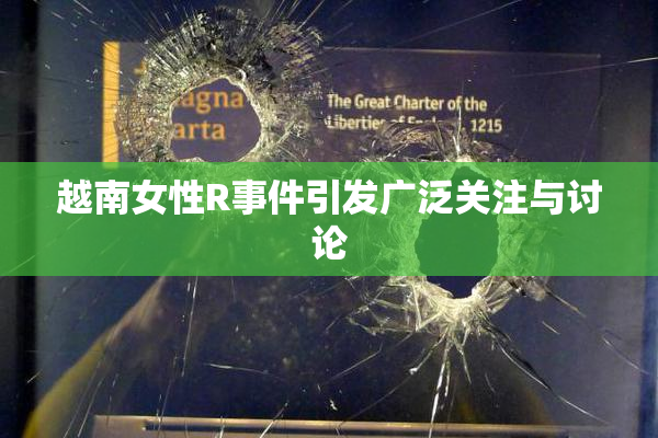 越南女性R事件引发广泛关注与讨论