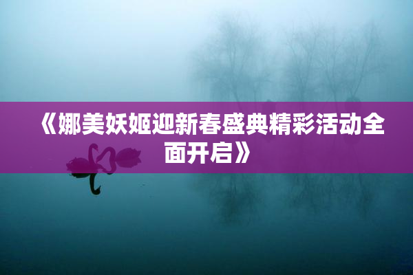 《娜美妖姬迎新春盛典精彩活动全面开启》