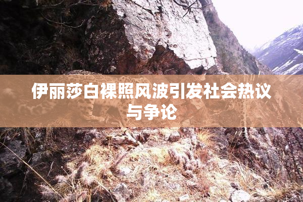 伊丽莎白裸照风波引发社会热议与争论