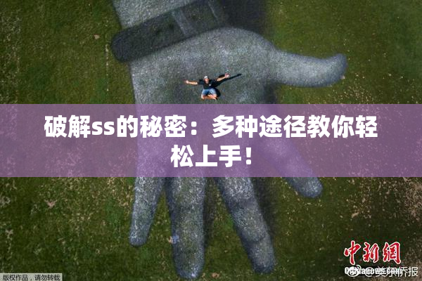 破解ss的秘密：多种途径教你轻松上手！