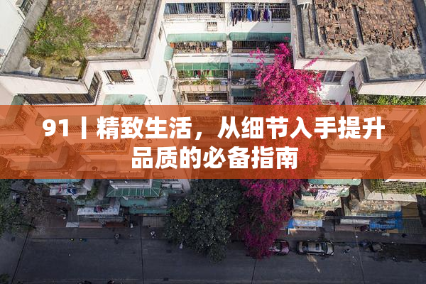 91丨精致生活，从细节入手提升品质的必备指南