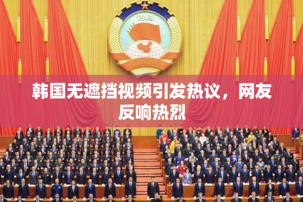 韩国无遮挡视频引发热议，网友反响热烈