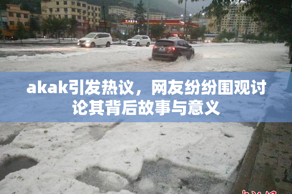 akak引发热议，网友纷纷围观讨论其背后故事与意义