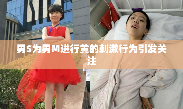 男S为男M进行黄的刺激行为引发关注