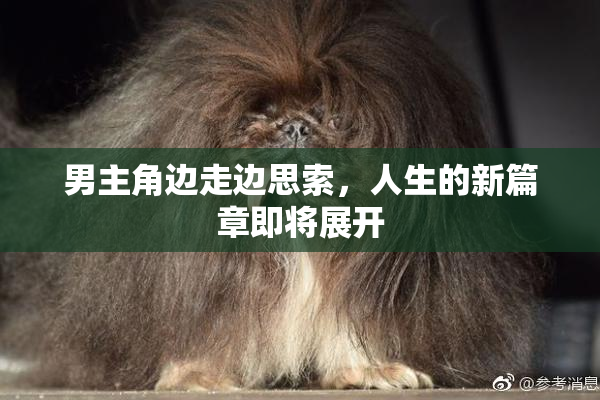 男主角边走边思索，人生的新篇章即将展开