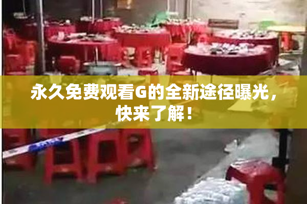 永久免费观看G的全新途径曝光，快来了解！