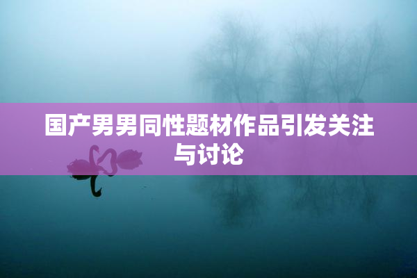 国产男男同性题材作品引发关注与讨论