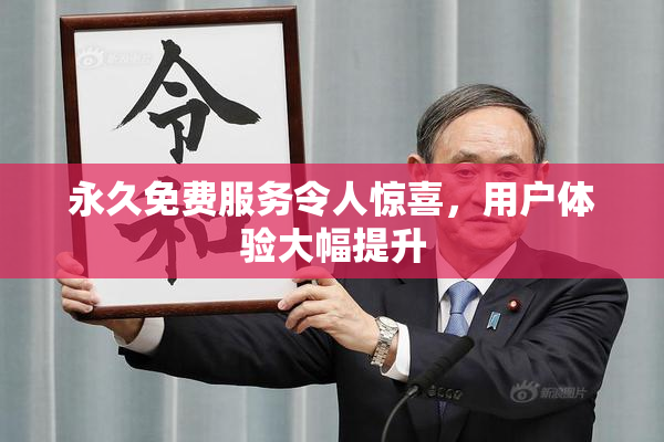 永久免费服务令人惊喜，用户体验大幅提升