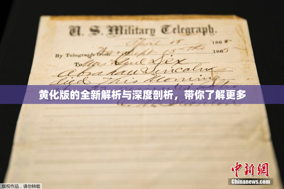 黄化版的全新解析与深度剖析，带你了解更多