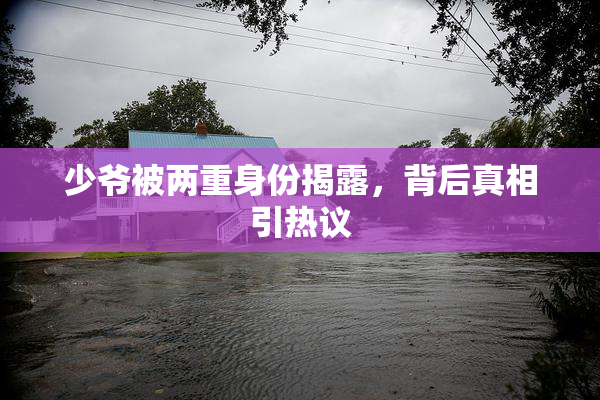 少爷被两重身份揭露，背后真相引热议