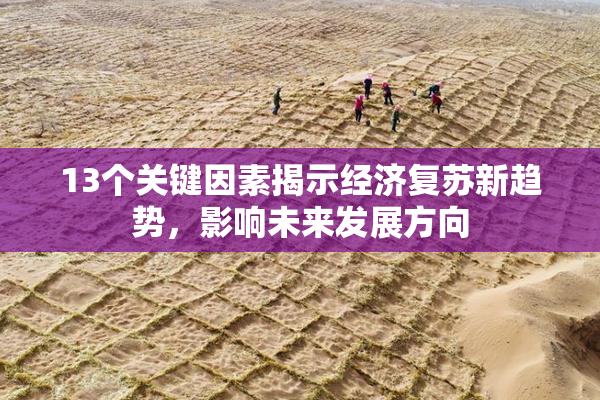 13个关键因素揭示经济复苏新趋势，影响未来发展方向
