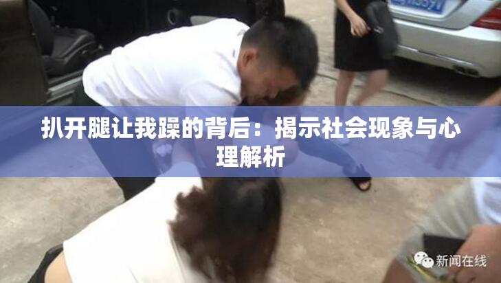 扒开腿让我躁的背后：揭示社会现象与心理解析