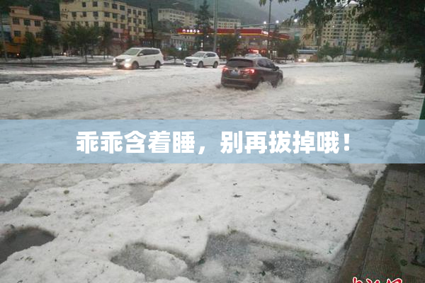 乖乖含着睡，别再拔掉哦！