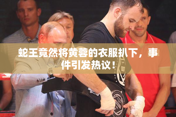 蛇王竟然将黄蓉的衣服扒下，事件引发热议！