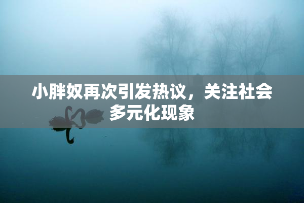 小胖奴再次引发热议，关注社会多元化现象