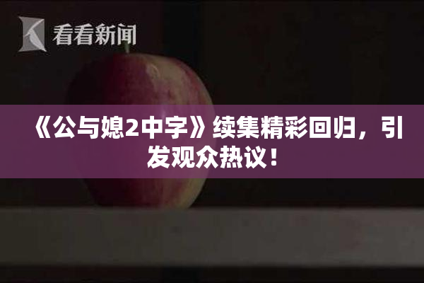 《公与媳2中字》续集精彩回归，引发观众热议！