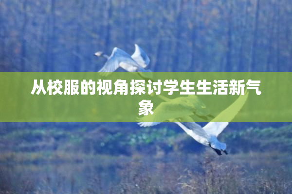 从校服的视角探讨学生生活新气象