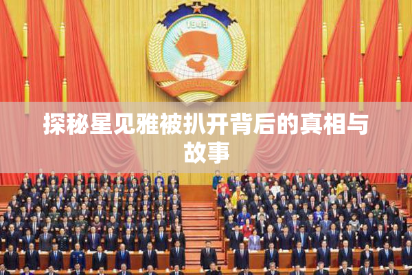 探秘星见雅被扒开背后的真相与故事