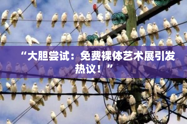 “大胆尝试：免费裸体艺术展引发热议！”