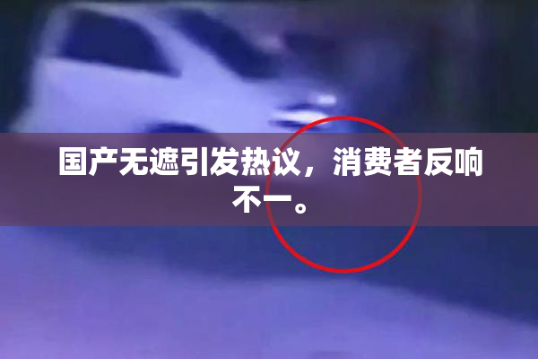 国产无遮引发热议，消费者反响不一。