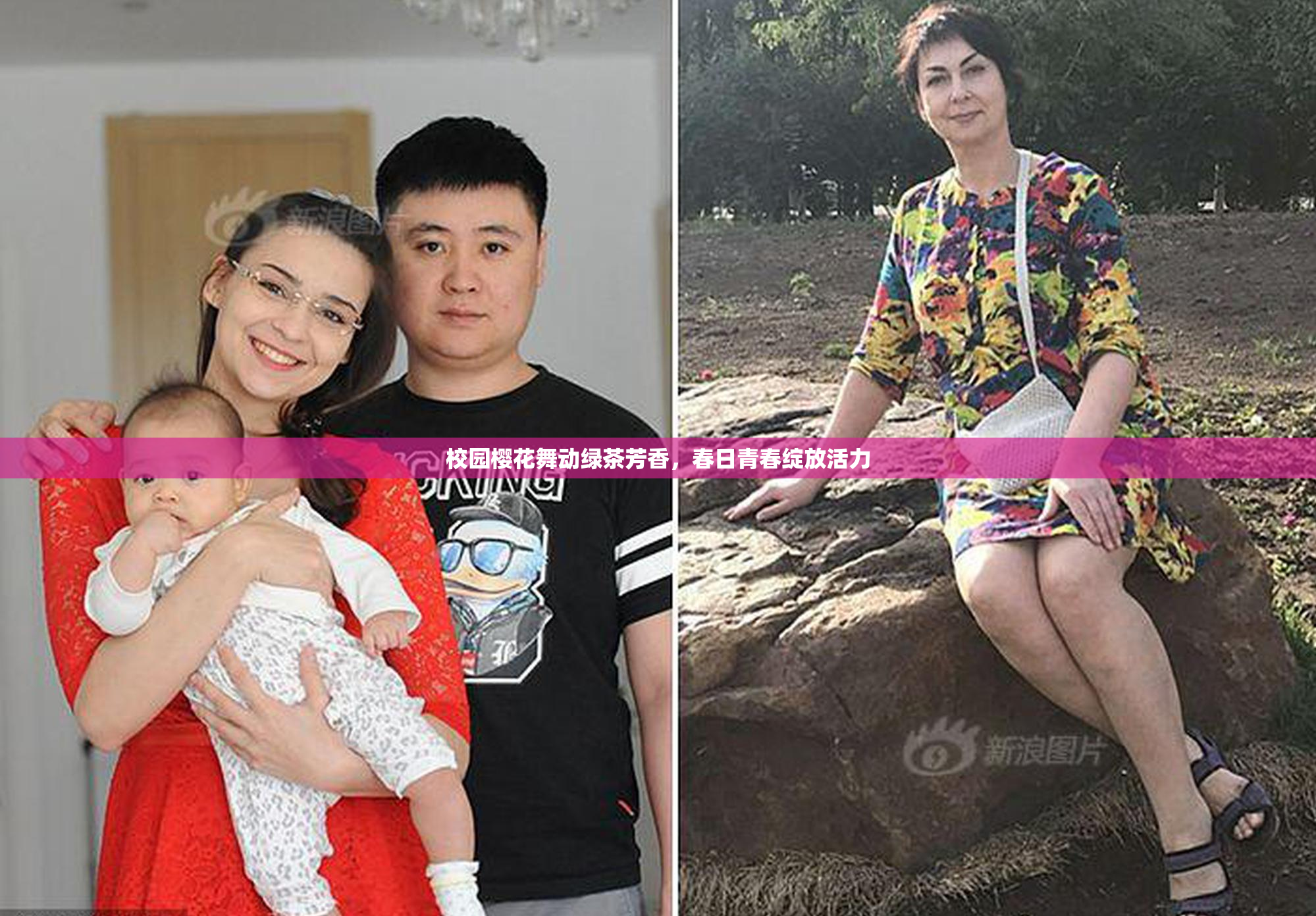 校园樱花舞动绿茶芳香，春日青春绽放活力